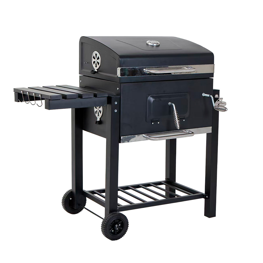 ASADOR DE CARBÓN DE 24" COLOR NEGRO