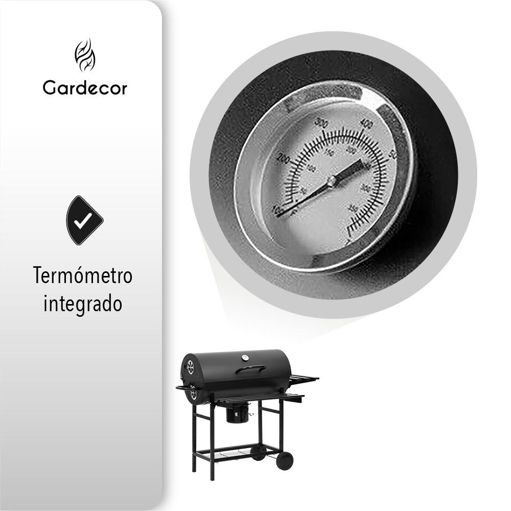 SADOR TIPO BARRIL COLOR NEGRO 109X70X95 CM (SALDOS)