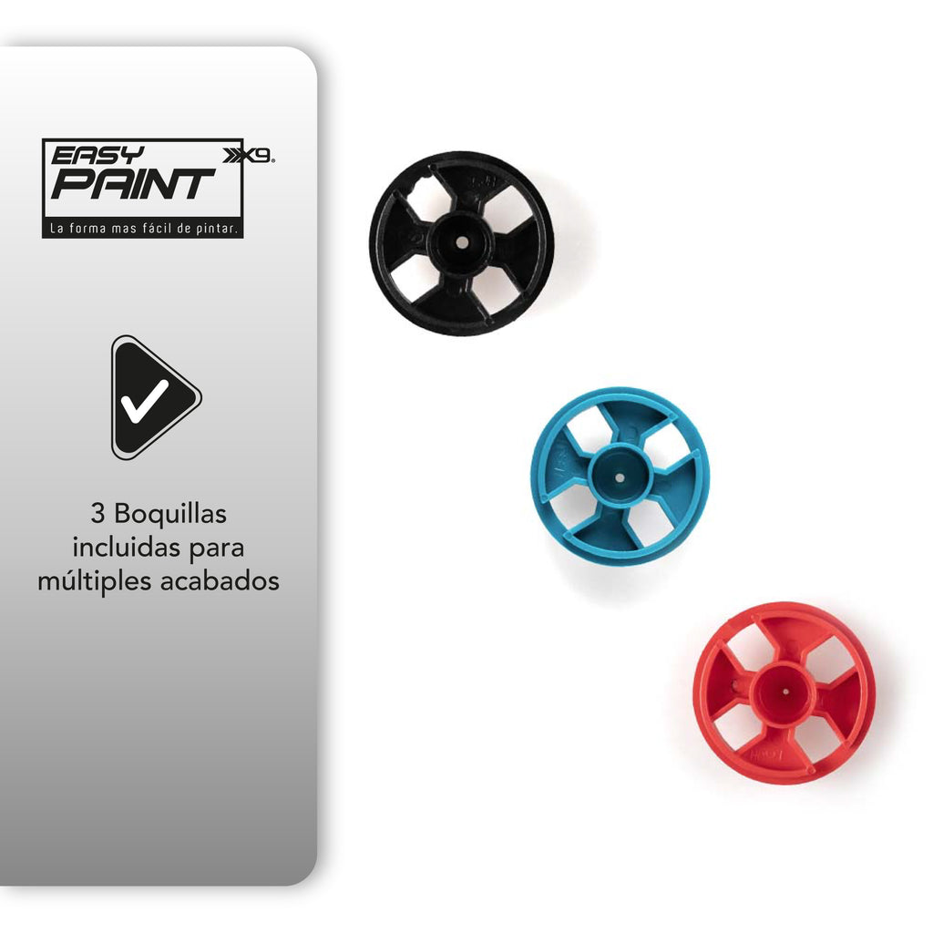 EASY PAINT-PRO PISTOLA PORTÁTIL PARA PINTAR DE 400W CON BOQUILLAS REGULADORAS