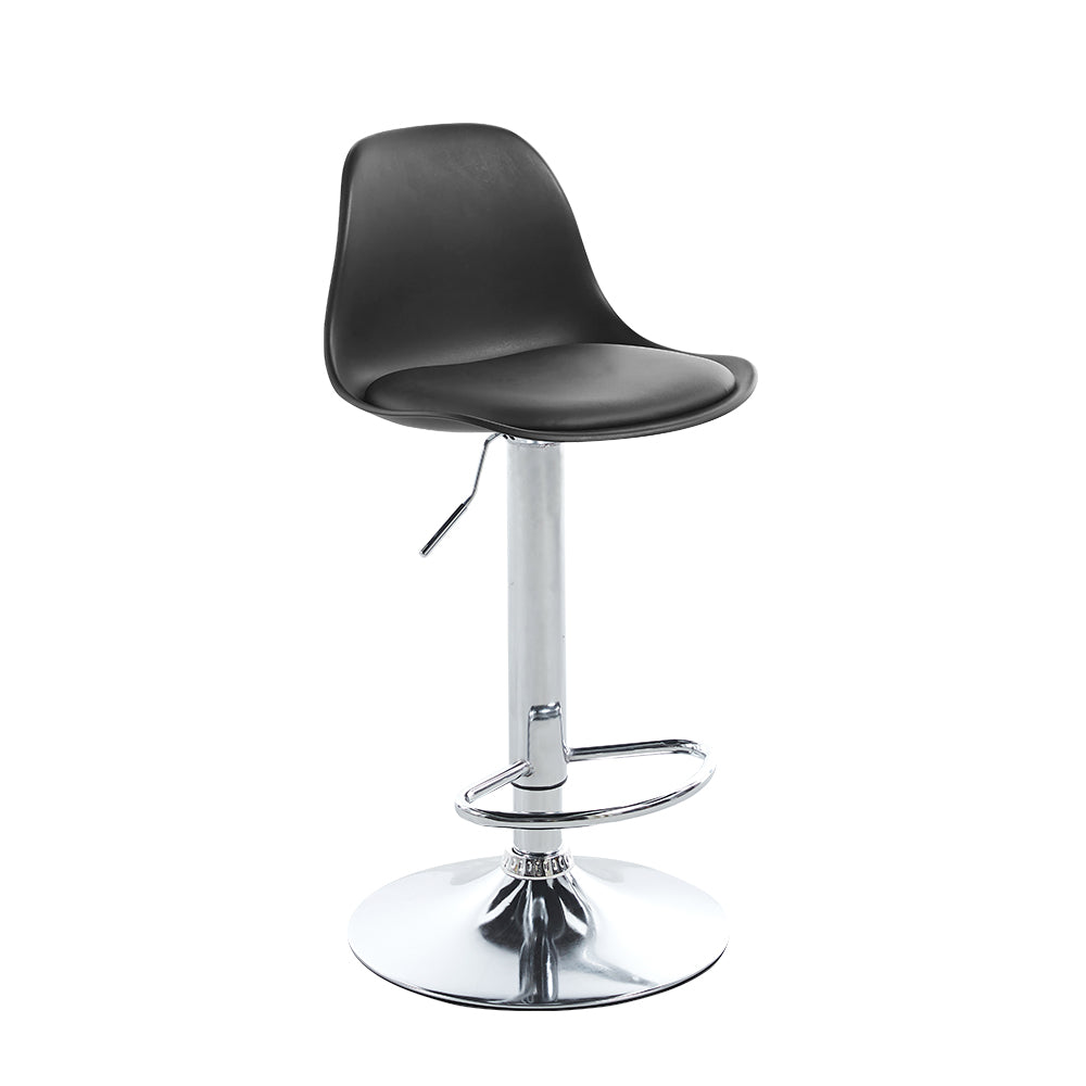 SET DE 4 BANCOS TIPO EAMES COLOR NEGRO