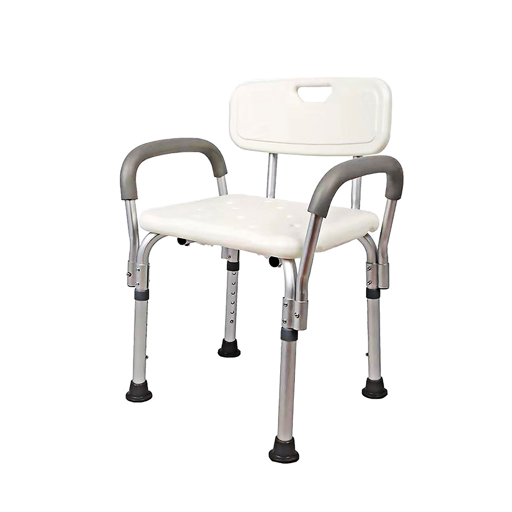 SILLA PARA DUCHA CON BRAZOS AJUSTABLES
