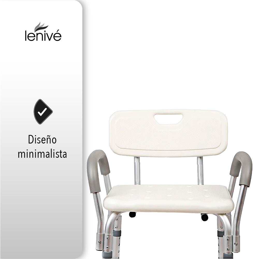 SILLA PARA DUCHA CON BRAZOS AJUSTABLES (SALDOS)