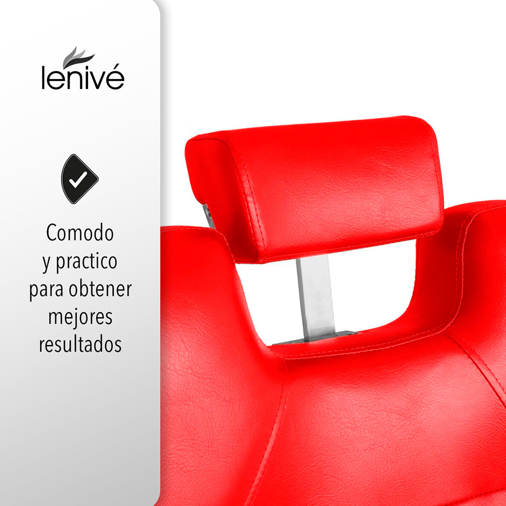 SILLA PARA BARBERÍA COLOR ROJO
