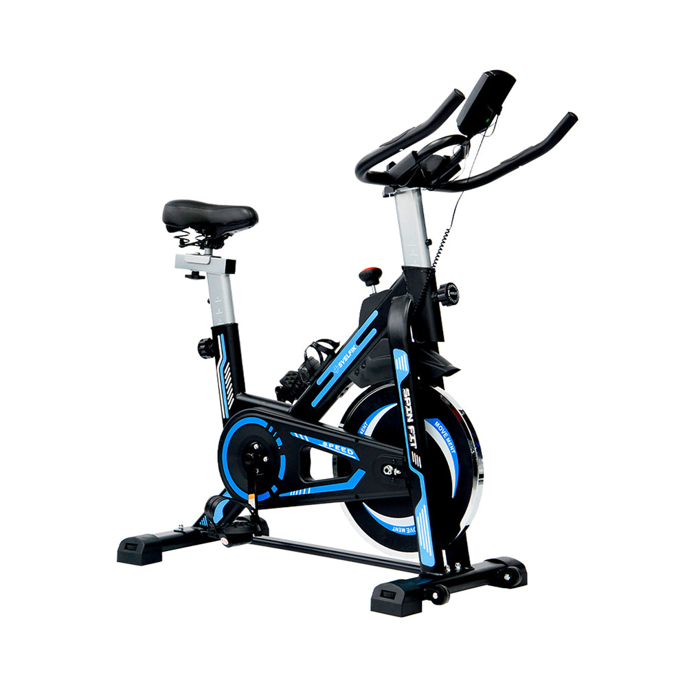 BICICLETA ESTÁTICA COLOR AZUL