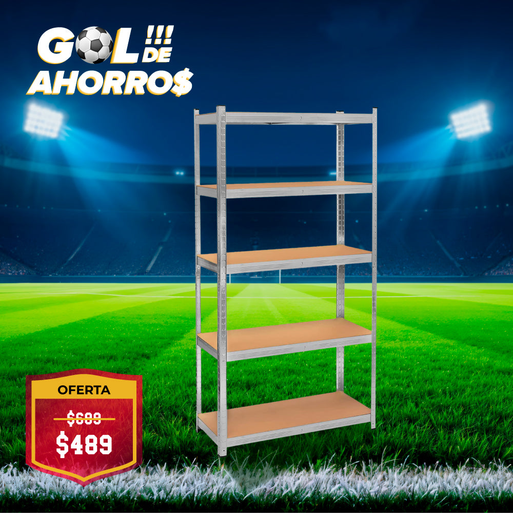 ESTANTE ANAQUEL METALICO ORGANIZADOR DE 5 NIVELES