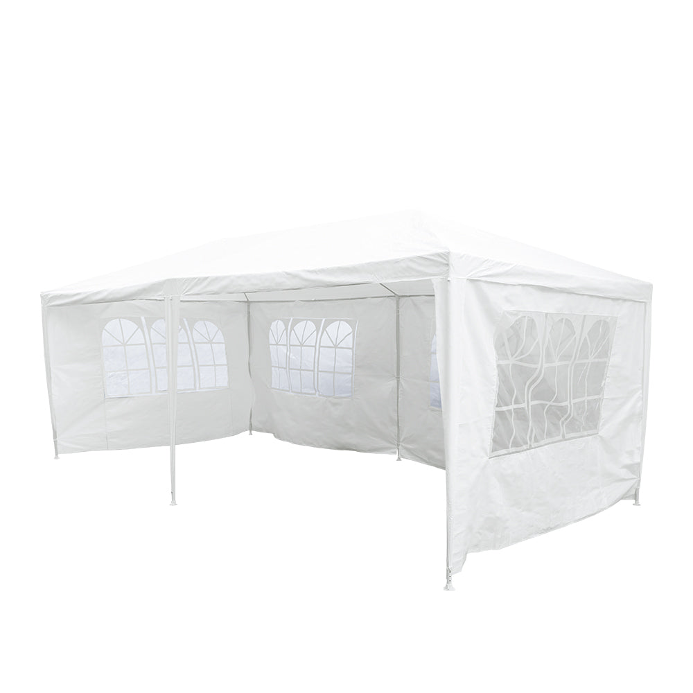 CARPA TOLDO CON PAREDES 6X3 COLOR BLANCO (SALDOS)