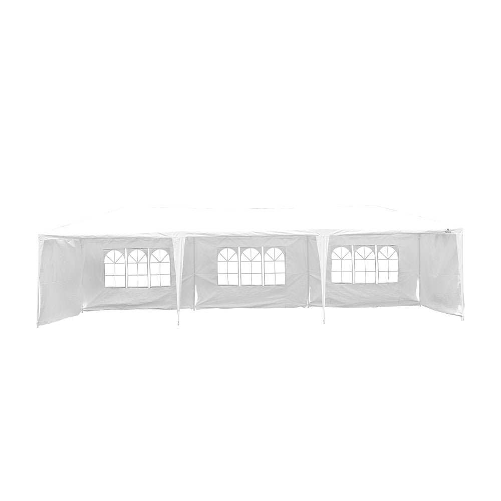 CARPA TOLDO CON PAREDES 9X3 COLOR BLANCO (SALDOS)