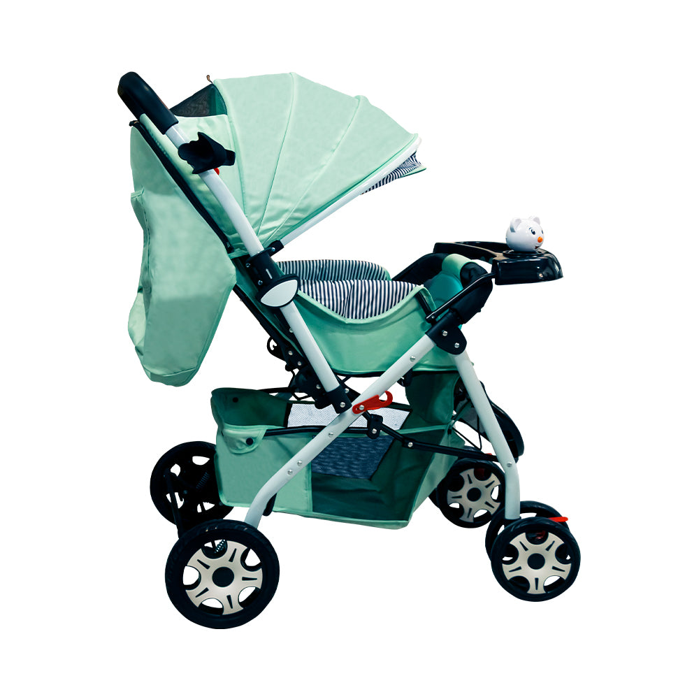 CARRIOLA DE BEBÉ PLEGABLE COLOR MENTA