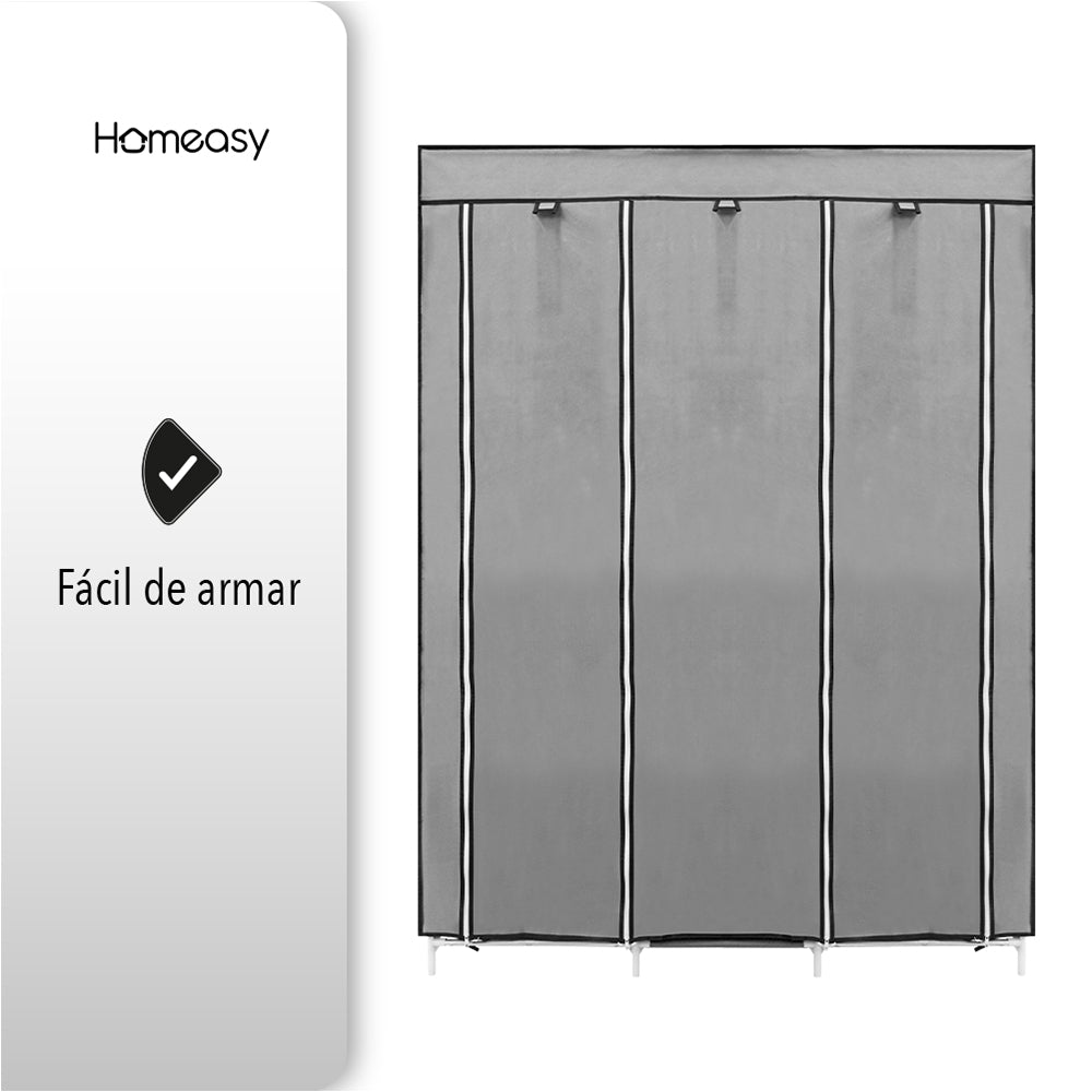 CLOSET ARMABLE 1.75 M GRIS(SALDOS)