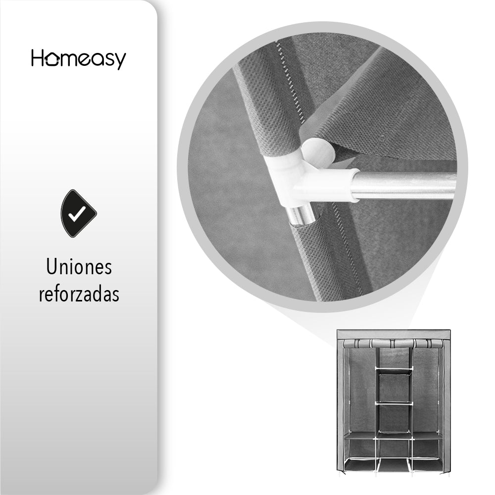 CLOSET ARMABLE 1.75 M GRIS(SALDOS)