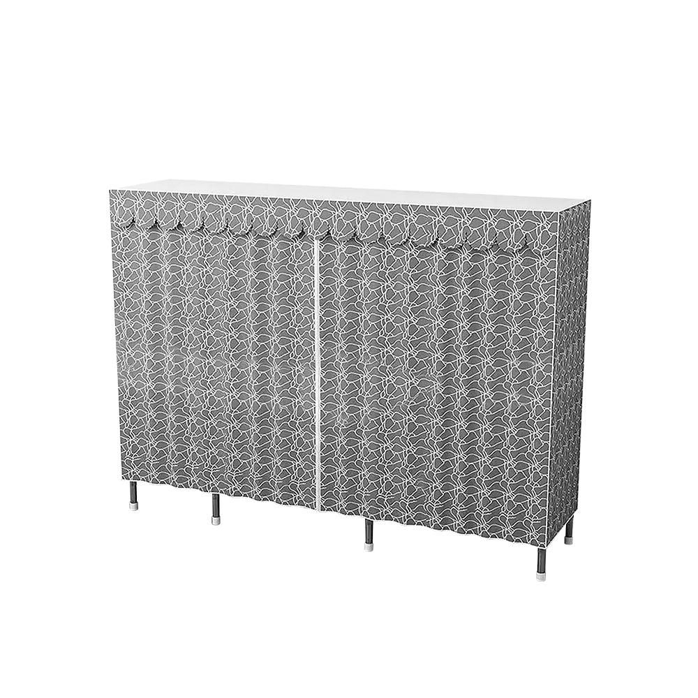 CLOSET ARMABLE 1.65 M COLOR GRIS CON GRECA