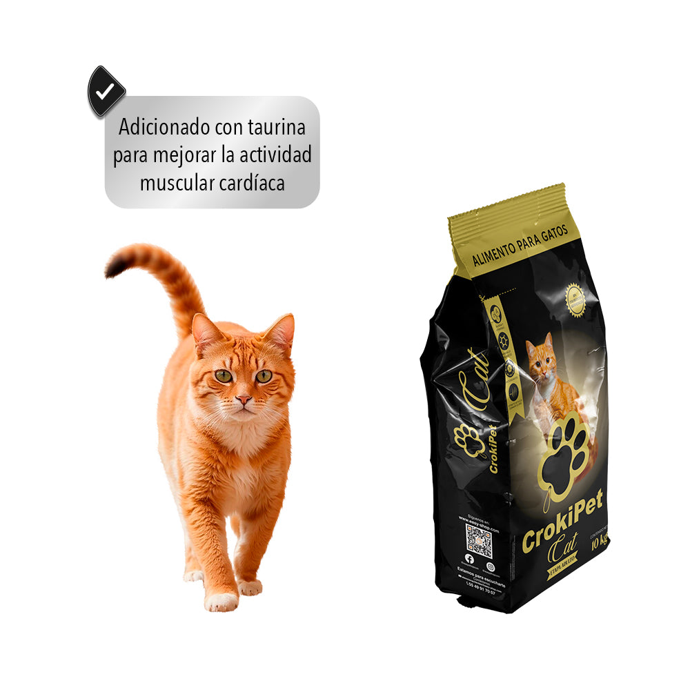 CROQUETAS PARA GATO CROKIPET CAT Alimento Premium Etapa Adulta