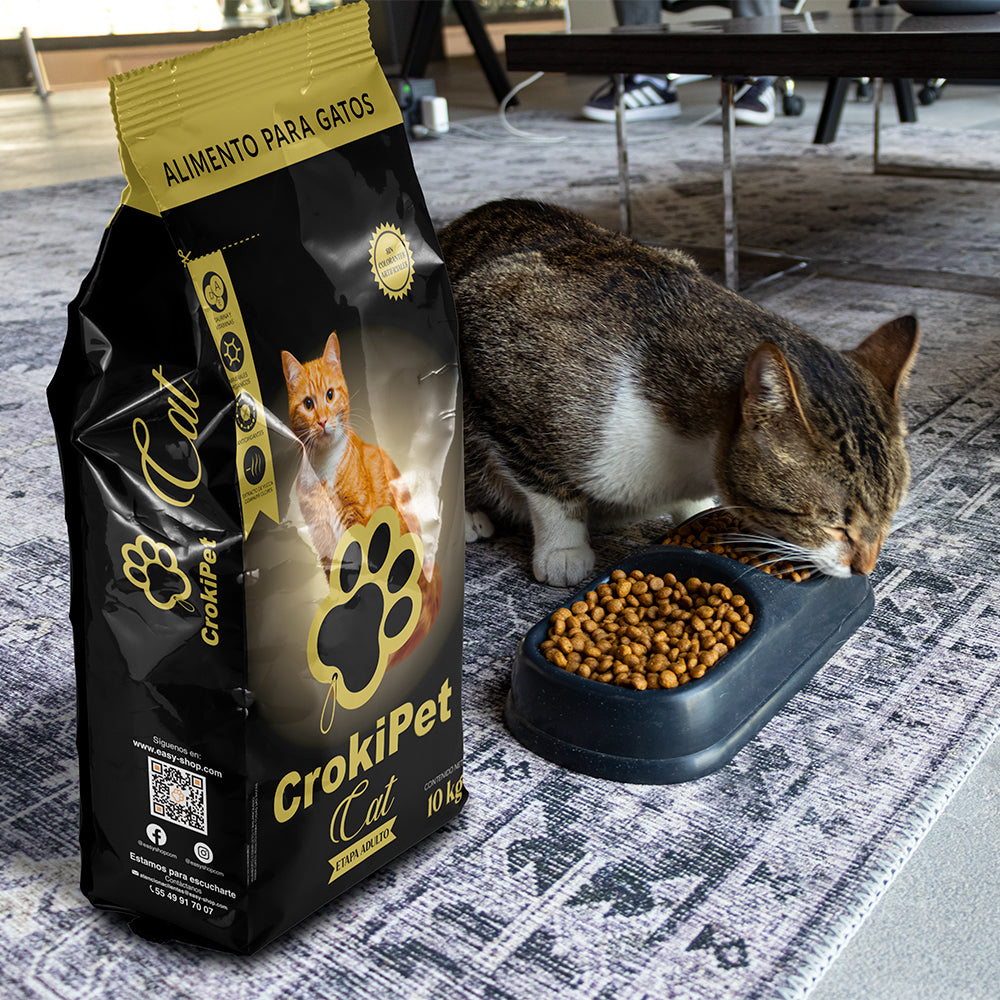 CROQUETAS PARA GATO CROKIPET CAT Alimento Premium Etapa Adulta