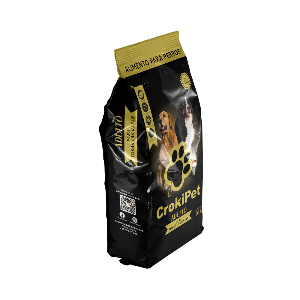 CROQUETAS PARA PERRO CROKIPET Alimento Premium Etapa Adulta