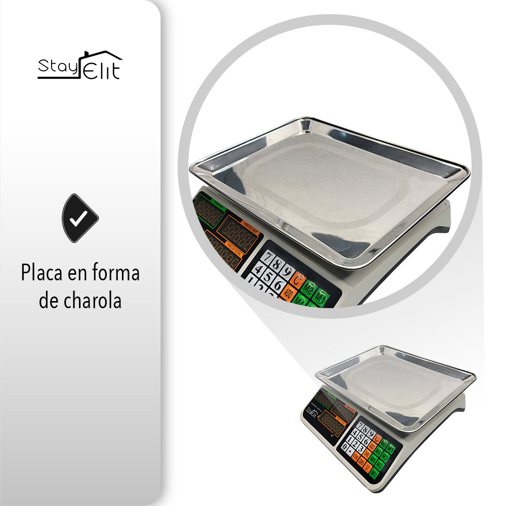 BÁSCULA COMERCIAL DIGITAL (SALDOS)