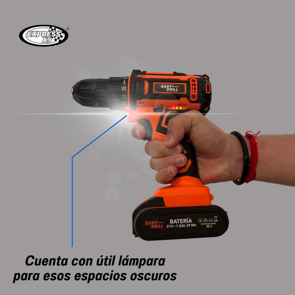 ALADRO ATORNILLADOR ELECTRICO RECARGABLE CON UNA BATERÍA (SALDOS)