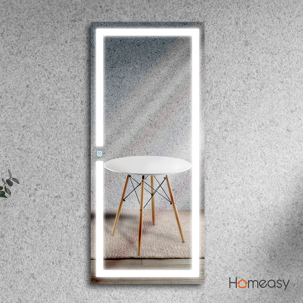 ESPEJO RECTANGULAR LED DE 120X52 CM