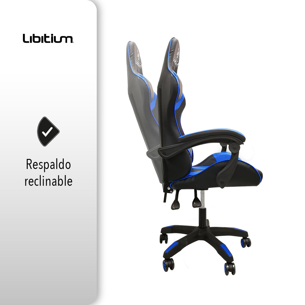 SILLA GAMER COLOR AZUL (SALDOS)