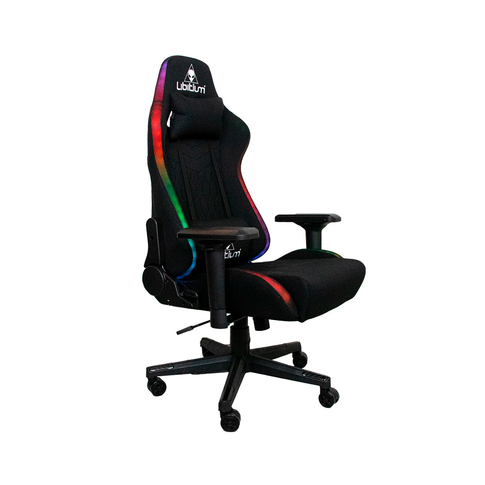 SILLA GAMER CON LUZ LED RGB