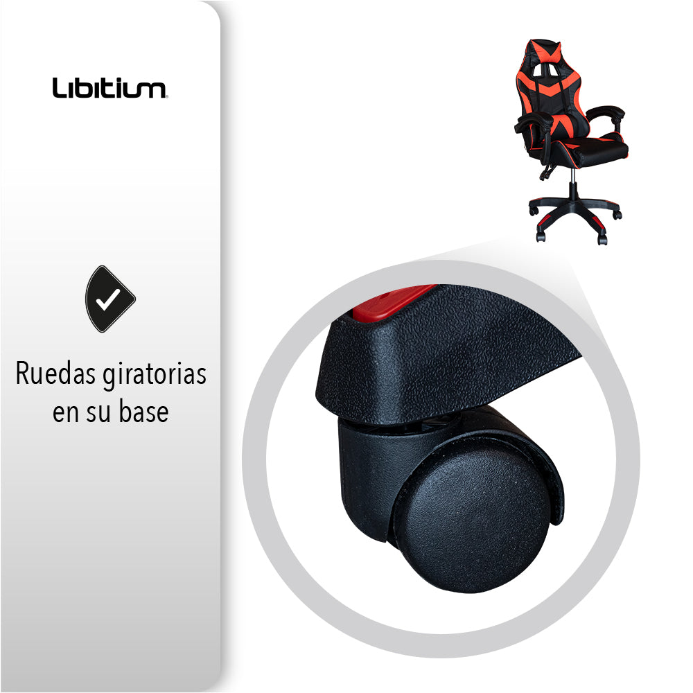 Silla Gamer Color Rojo