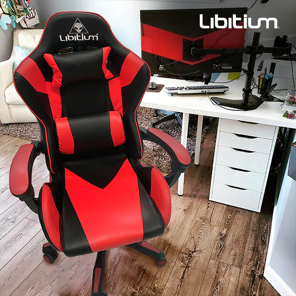 SILLA GAMER COLOR ROJO (SALDOS)