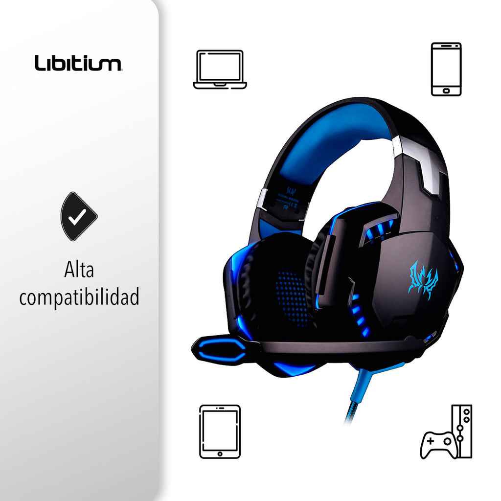 AUDIFONOS DIAEMA GAMER AZUL (SALDOS)