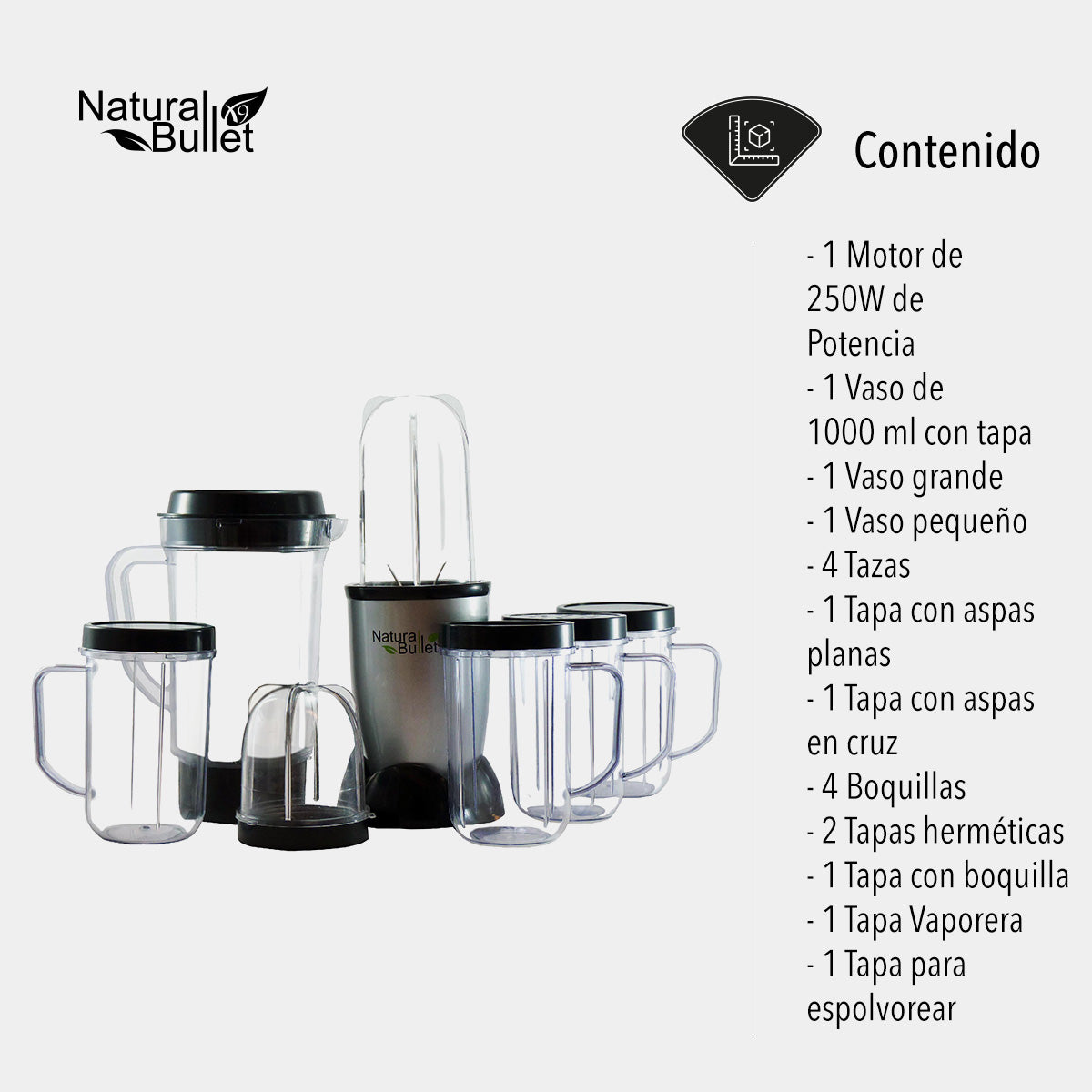 PROCESADOR DE ALIMENTOS NATURAL BULLET X9