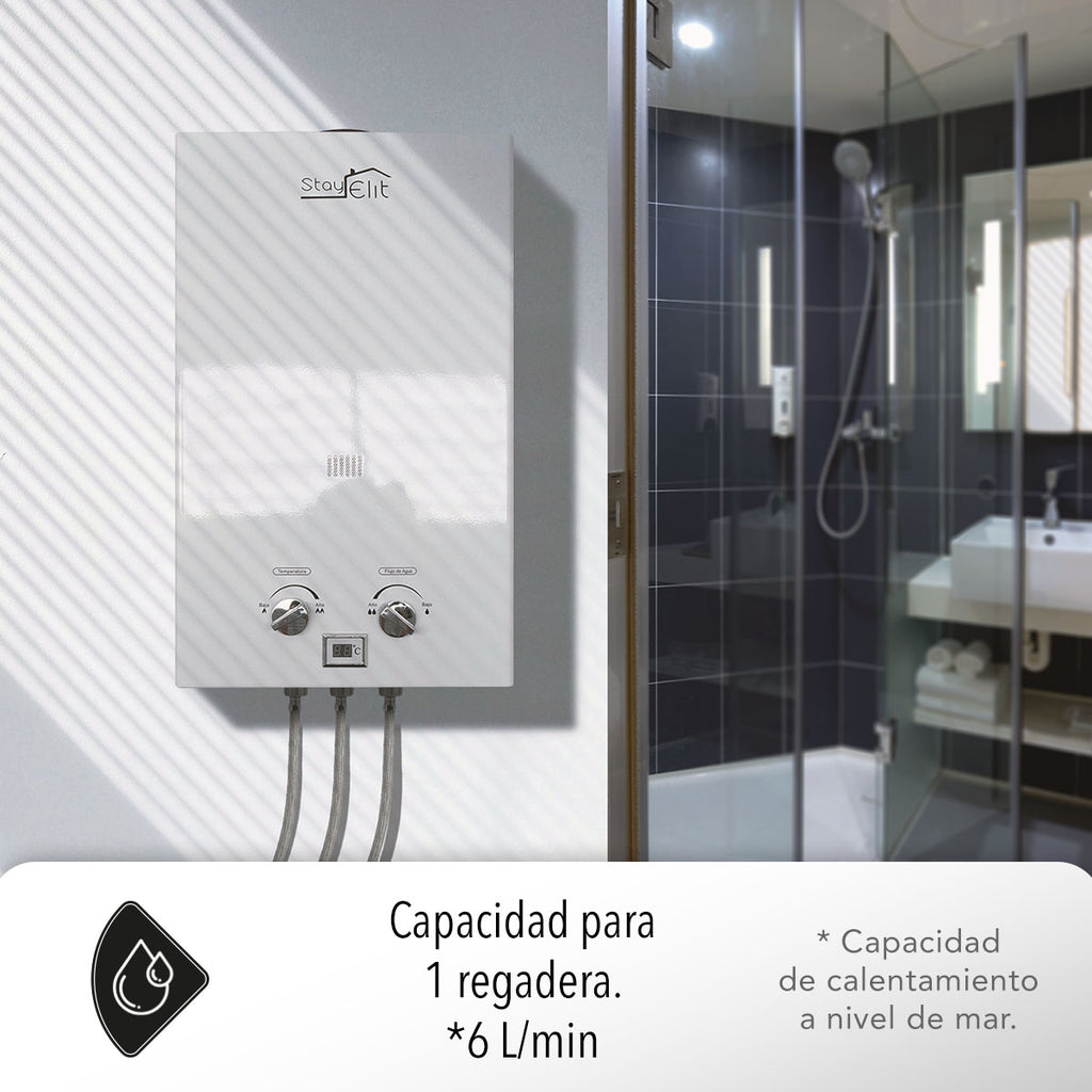 CALENTADOR DE AGUA 6L PARA 1 SERVICIO (SALDOS)