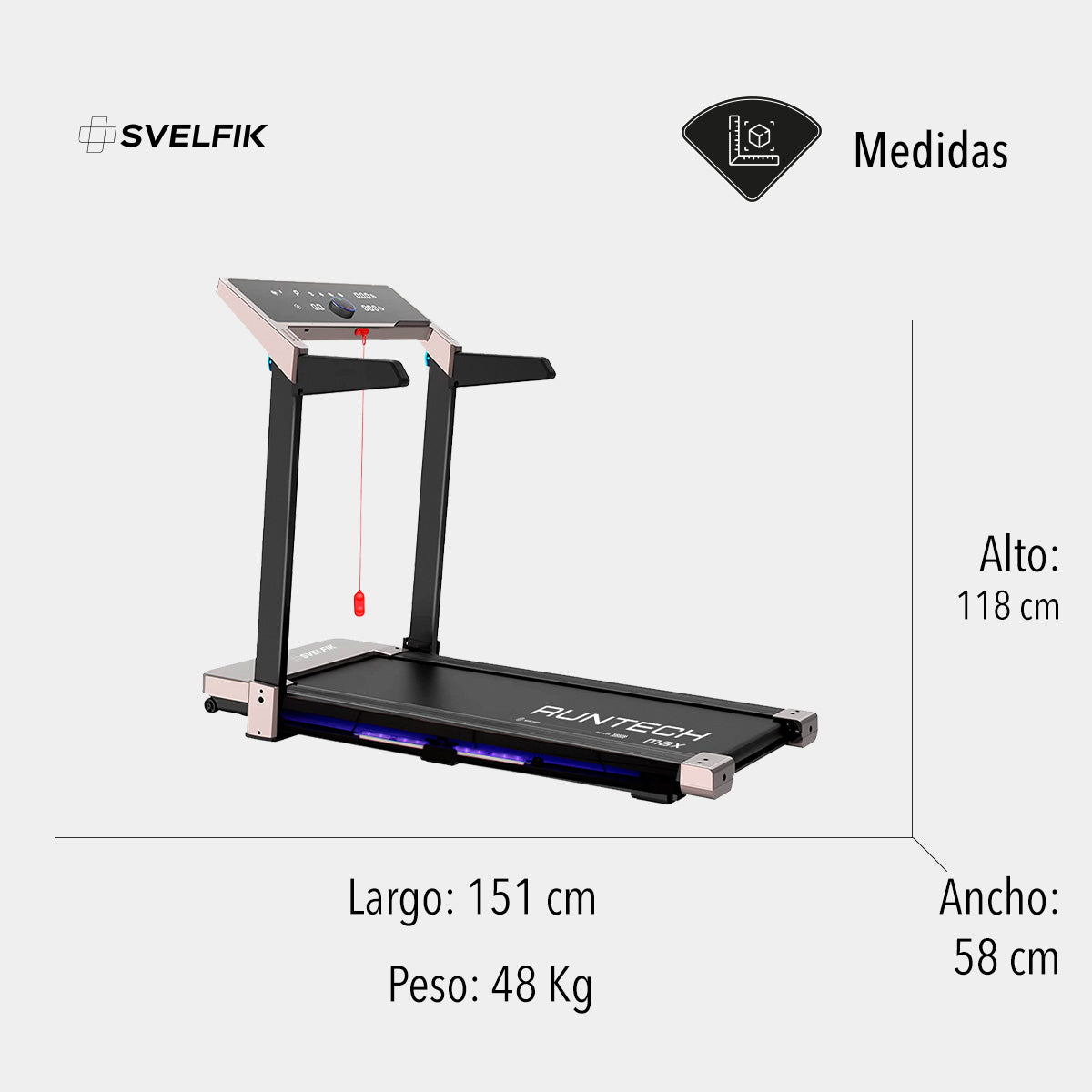 CAMINADORA ELÉCTRICA CON AMORTIGUACIÓN MAGNÉTICA (SALDOS)