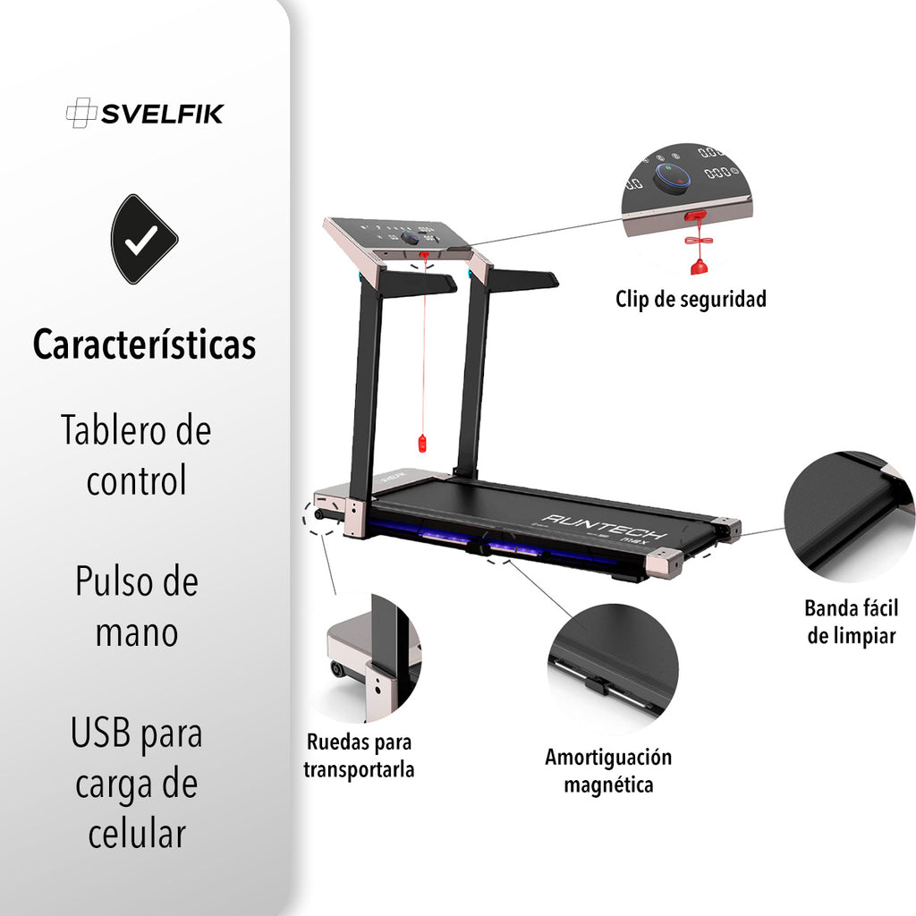 CAMINADORA ELÉCTRICA CON AMORTIGUACIÓN MAGNÉTICA (SALDOS)