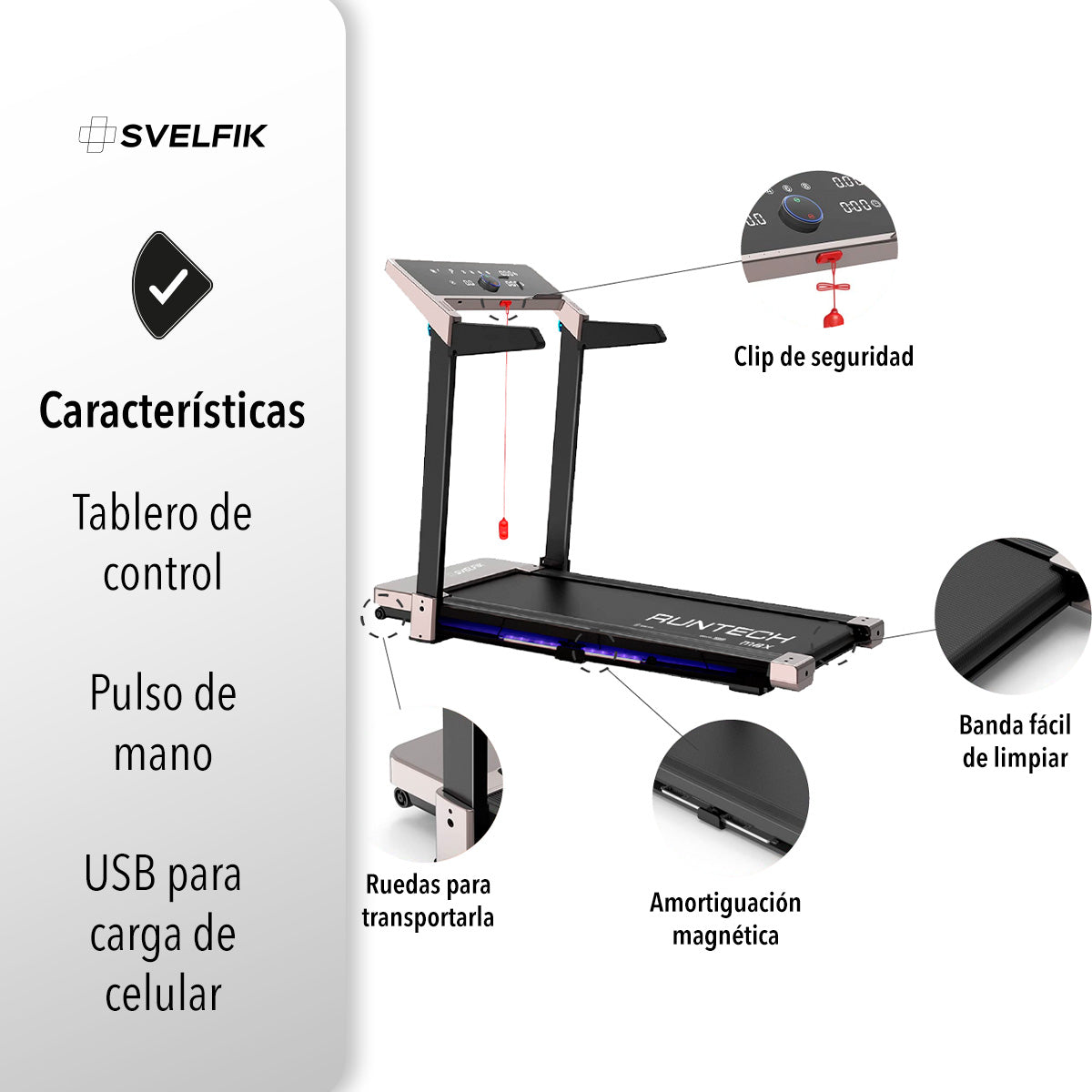 CAMINADORA ELÉCTRICA CON AMORTIGUACIÓN MAGNÉTICA (SALDOS)