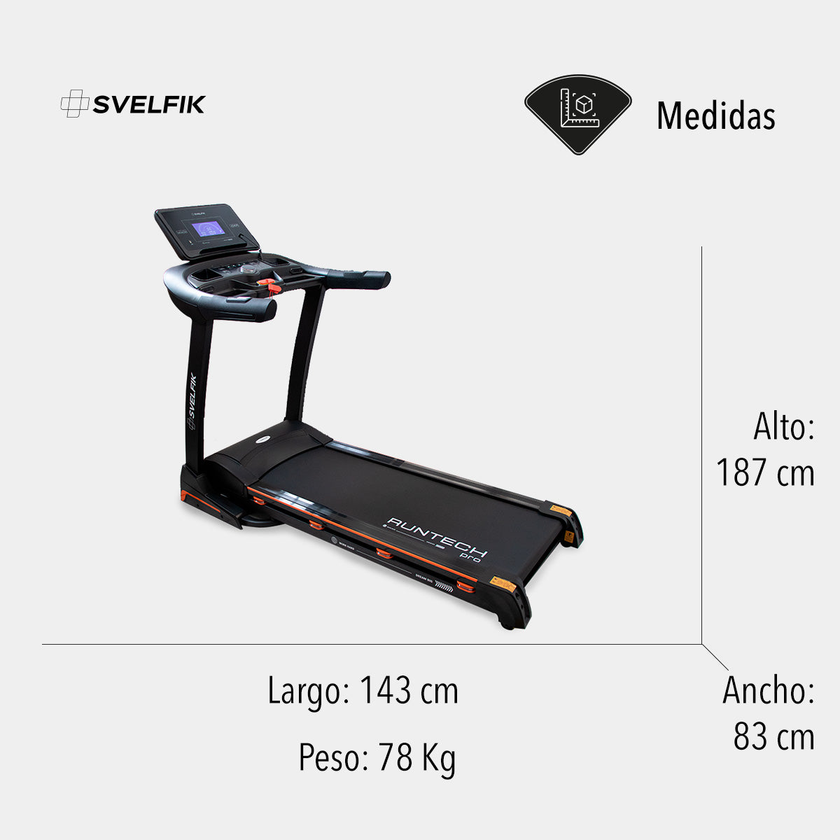 CAMINADORA ELÉCTRICA PLEGABLE DE 3 HP CON INCLINACIÓN AUTOMÁTICA Y AMORTIGUACIÓN (SALDOS)