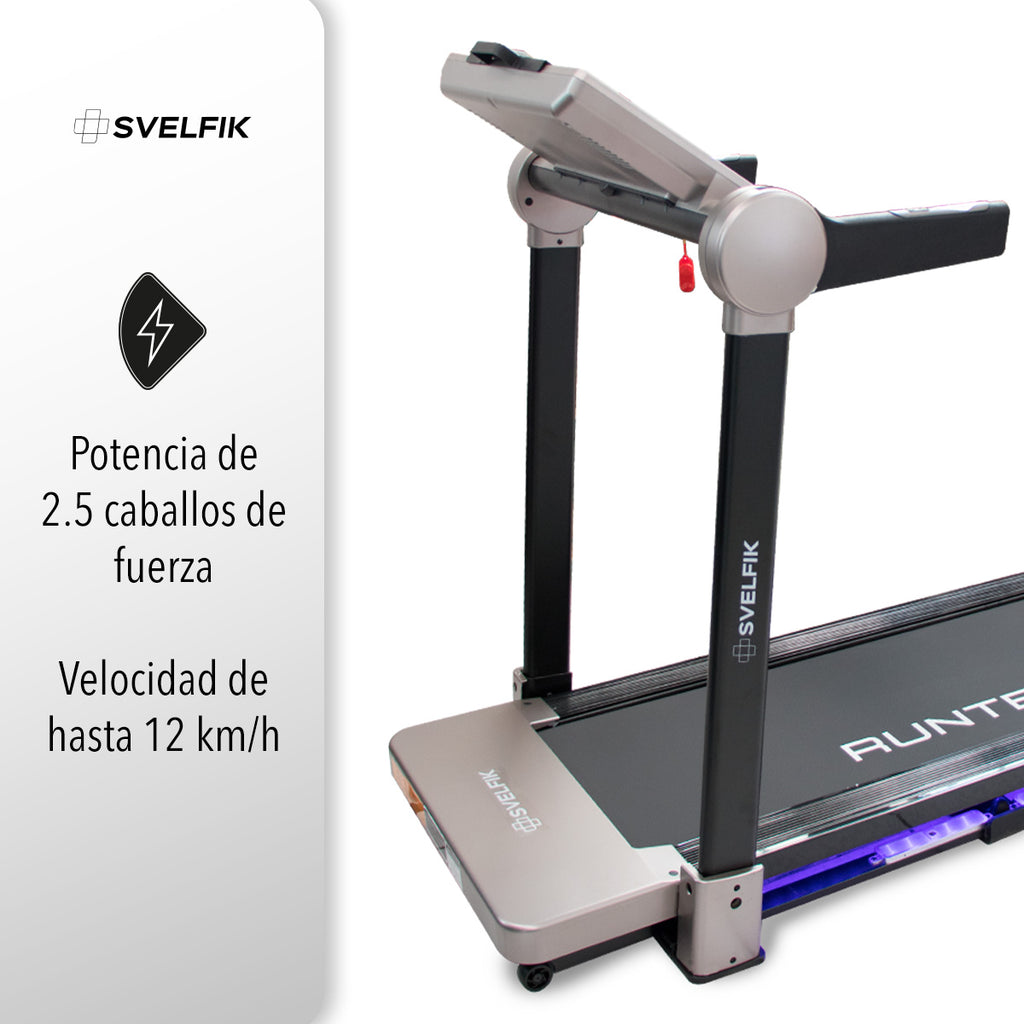 CAMINADORA ELÉCTRICA CON AMORTIGUACIÓN Y TABLERO DIGITAL (SALDOS)