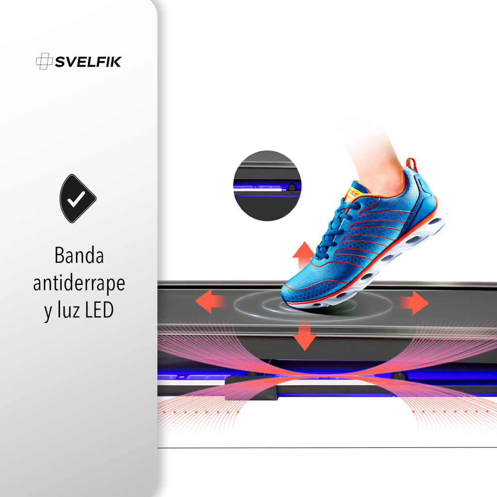 CAMINADORA ELÉCTRICA CON AMORTIGUACIÓN Y TABLERO DIGITAL (SALDOS)