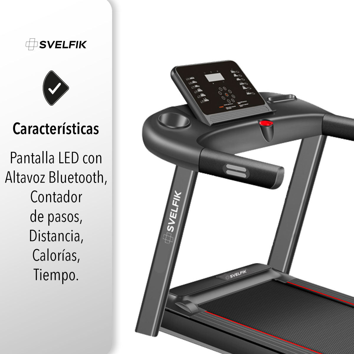 CAMINADORA ELÉCTRICA CON BOCINA BLUETOOTH (SALDOS)