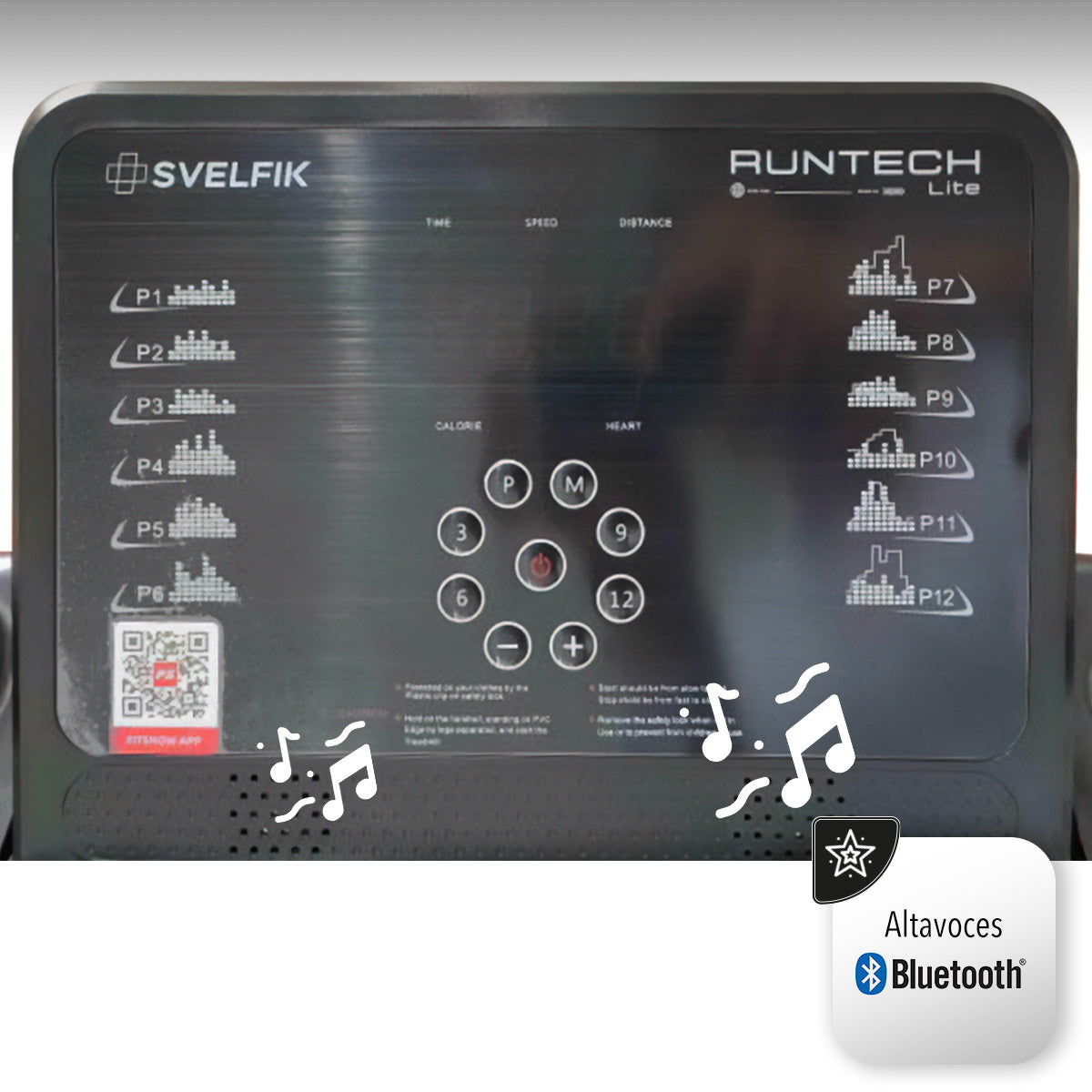 CAMINADORA ELÉCTRICA CON BOCINA BLUETOOTH (SALDOS)