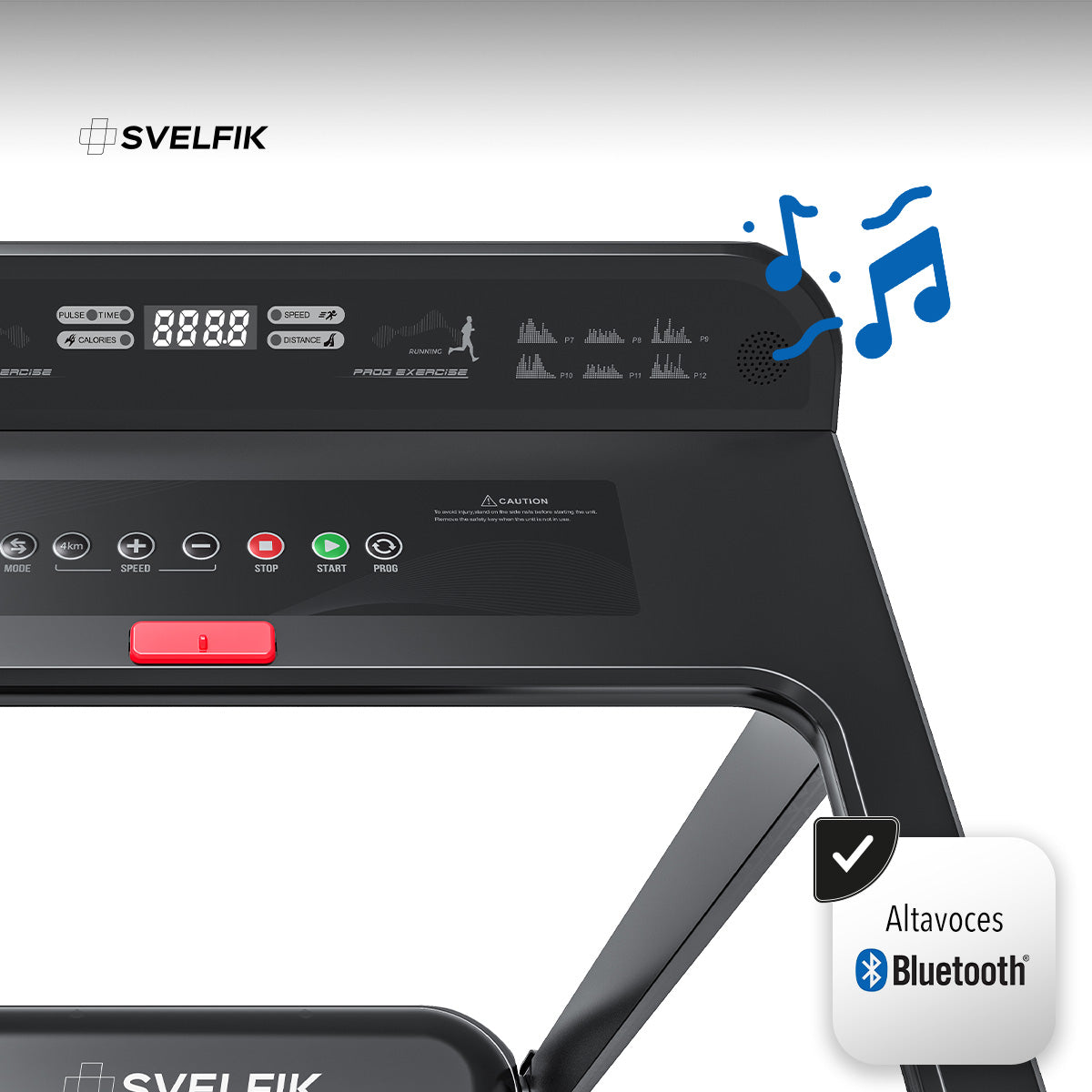 CAMINADORA ELÉCTRICA CON BOCINA BLUETOOTH (SALDOS)