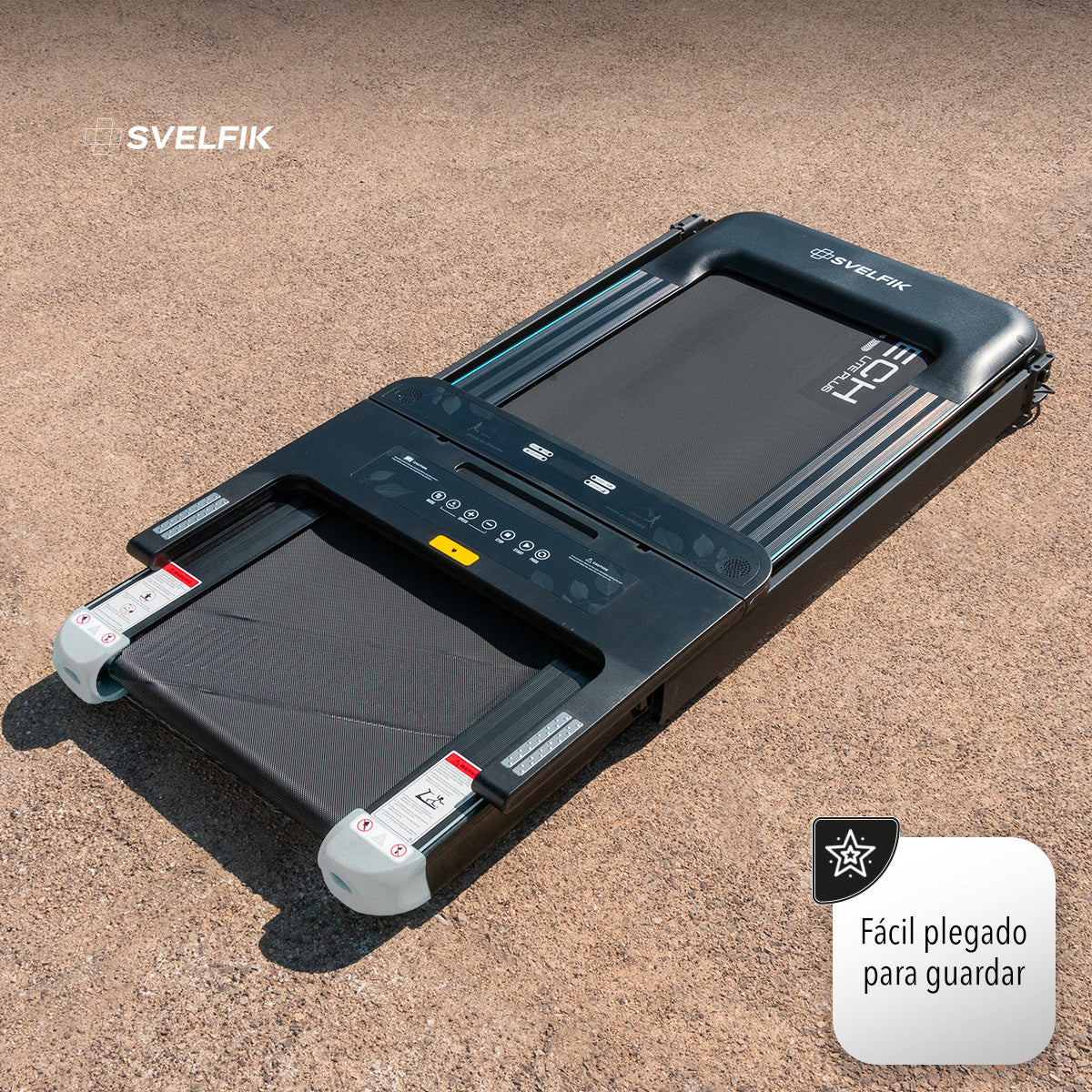 CAMINADORA ELÉCTRICA CON BOCINA BLUETOOTH COLOR GRIS (SALDOS)