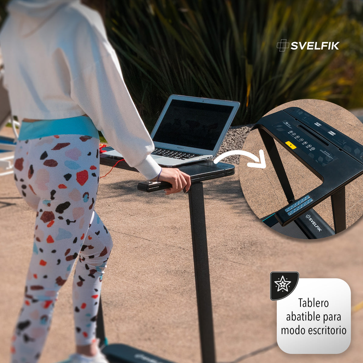CAMINADORA ELÉCTRICA CON BOCINA BLUETOOTH COLOR ROJO (SALDOS)