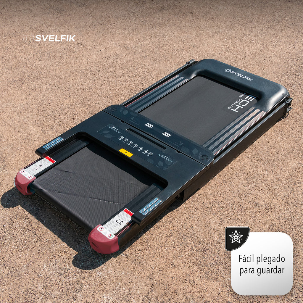 CAMINADORA ELÉCTRICA CON BOCINA BLUETOOTH COLOR ROJO (SALDOS)