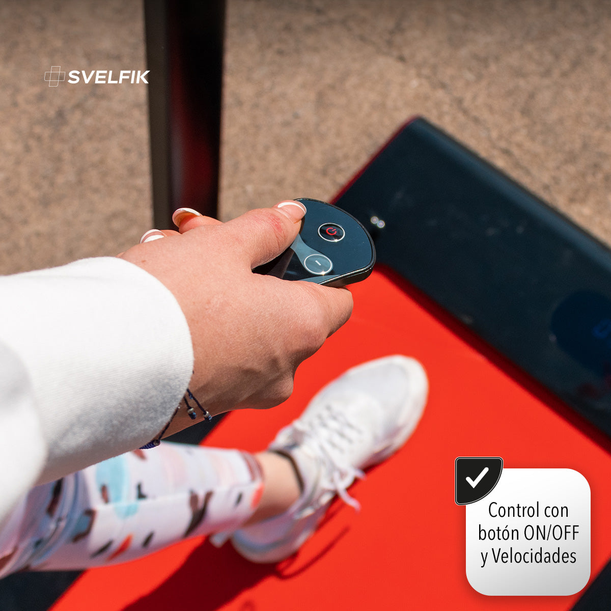 CAMINADORA ELÉCTRICA CON BOCINA BLUETOOTH (SALDOS)