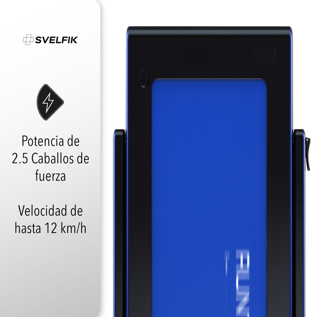 CAMINADORA ELÉCTRICA CON BOCINA BLUETOOTH COLOR AZUL (SALDOS)