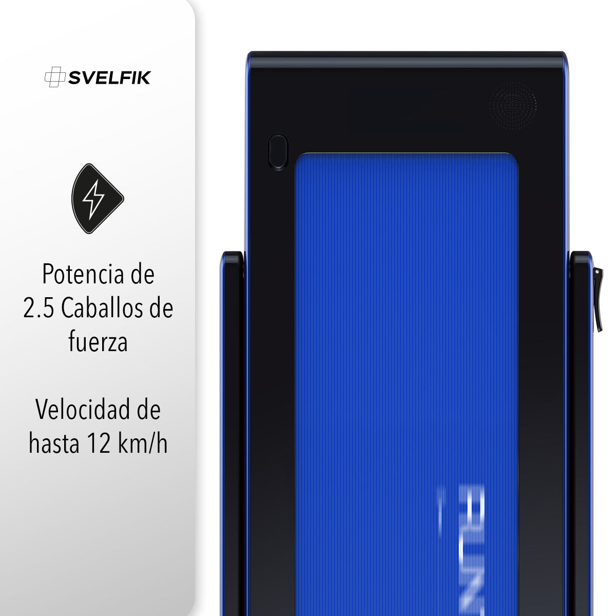 CAMINADORA ELÉCTRICA CON BOCINA BLUETOOTH COLOR AZUL (SALDOS)