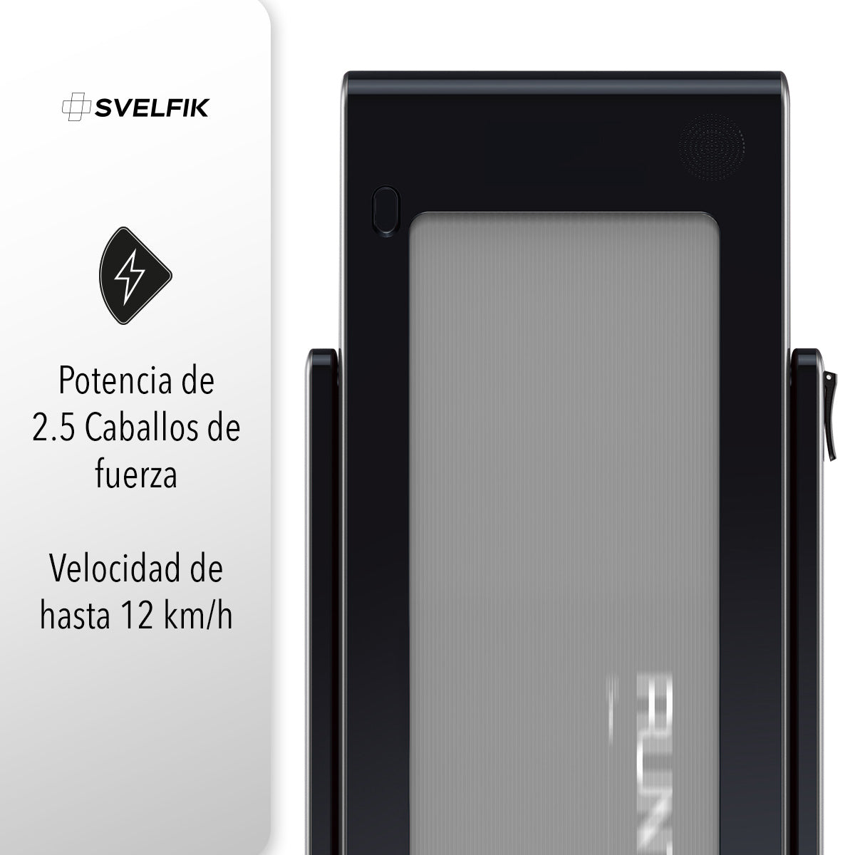CAMINADORA ELÉCTRICA CON BOCINA BLUETOOTH COLOR GRIS (SALDOS)