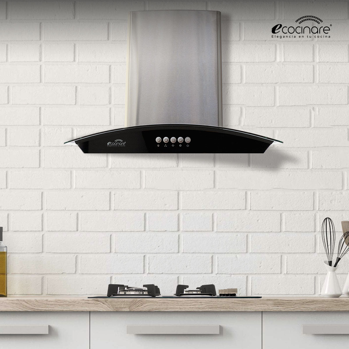 CAMPANA EXTRACTORA DE COCINA 60 CM DE BOTONES