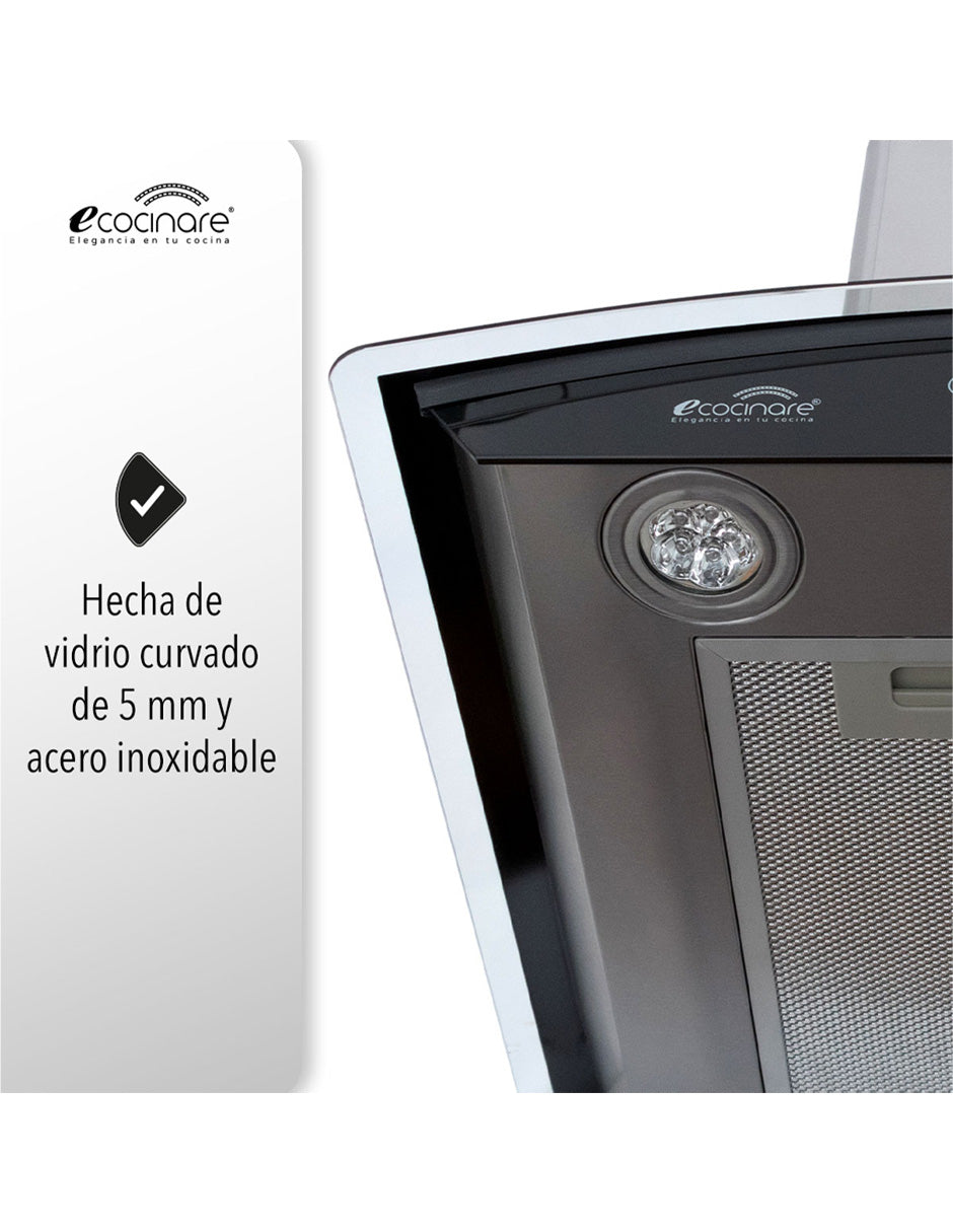 CAMPANA EXTRACTORA DE COCINA 60 CM DE PANEL TACTIL
