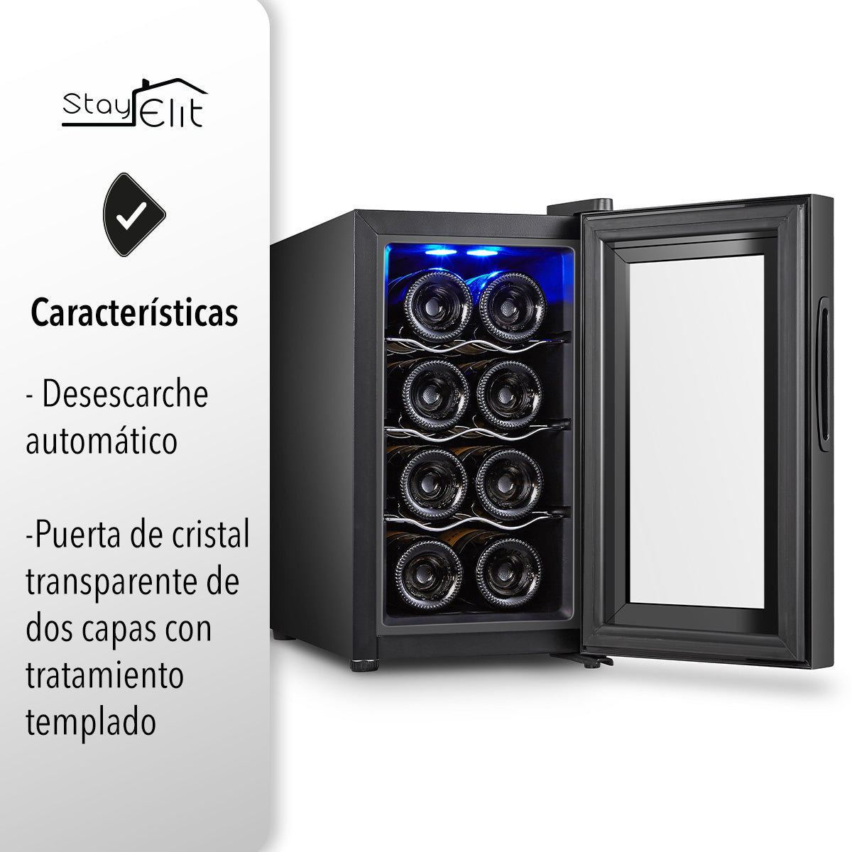CAVA DE VINOS PARA 8 BOTELLAS