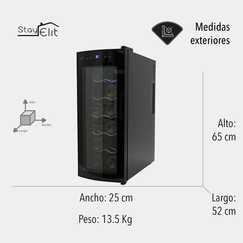CAVA DE VINOS PARA 12 BOTELLAS