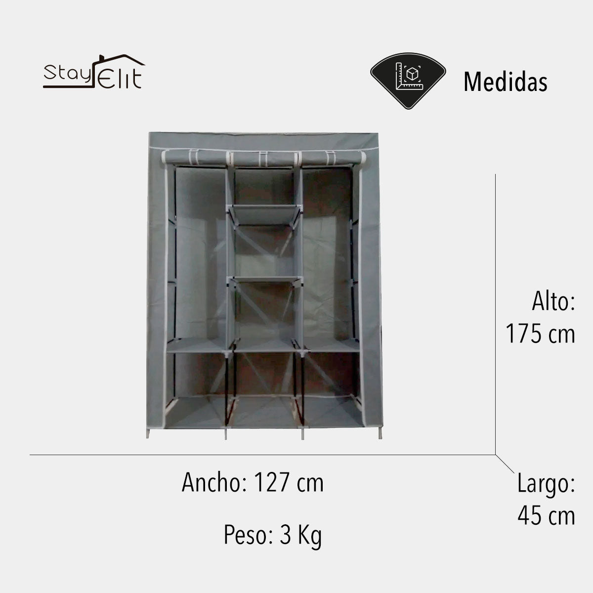 ORGANIZADOR DE ROPA LIGERA ZAPATOS Y ACCESORIOS