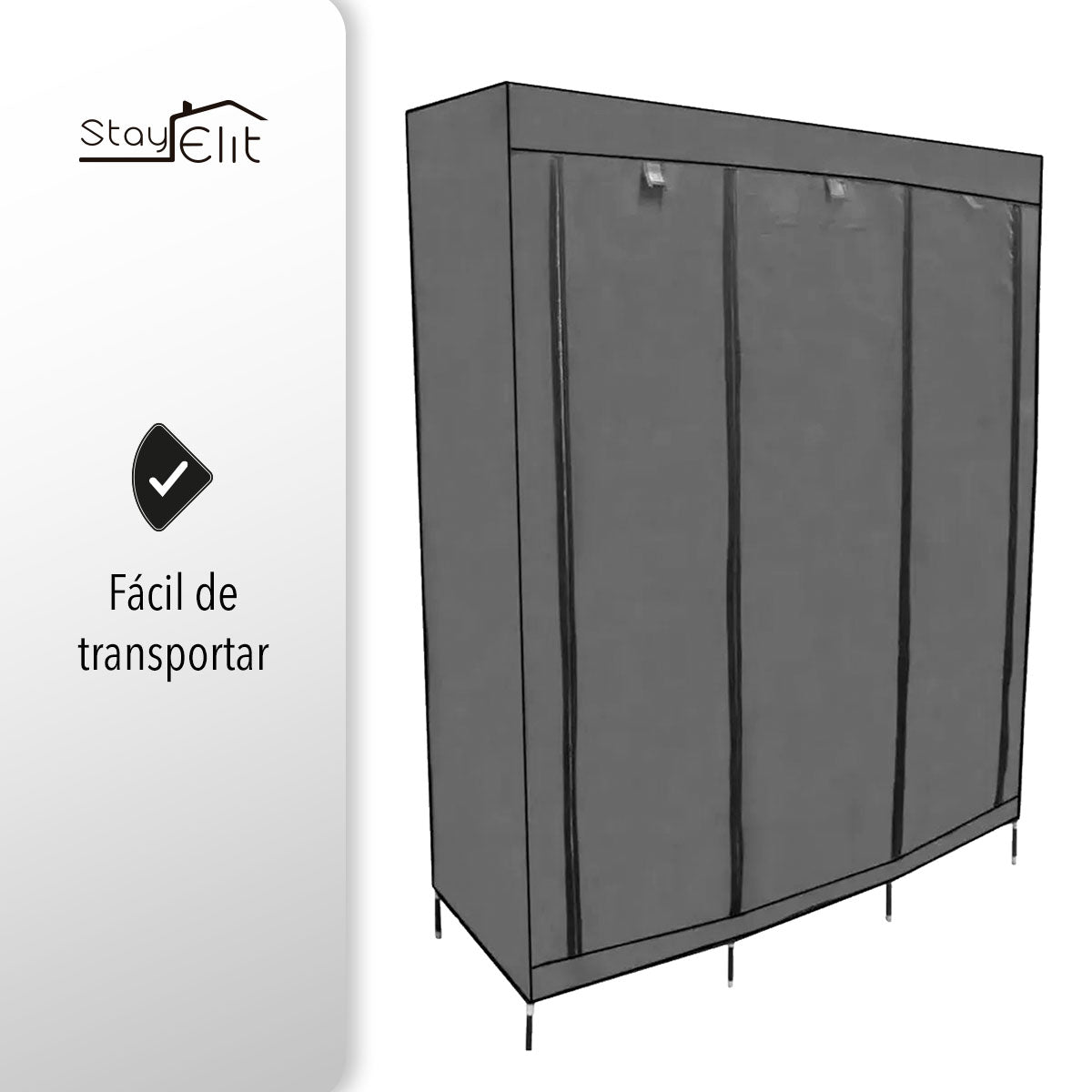 ORGANIZADOR DE ROPA LIGERA ZAPATOS Y ACCESORIOS